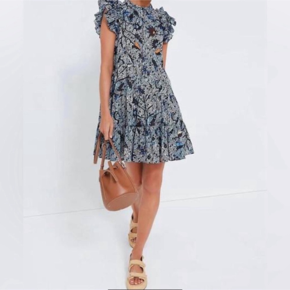 ULLA JOHNSON denia dress in morning glory Sz 2
